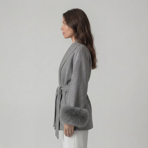 Atelier M Granite Fur-Cuff