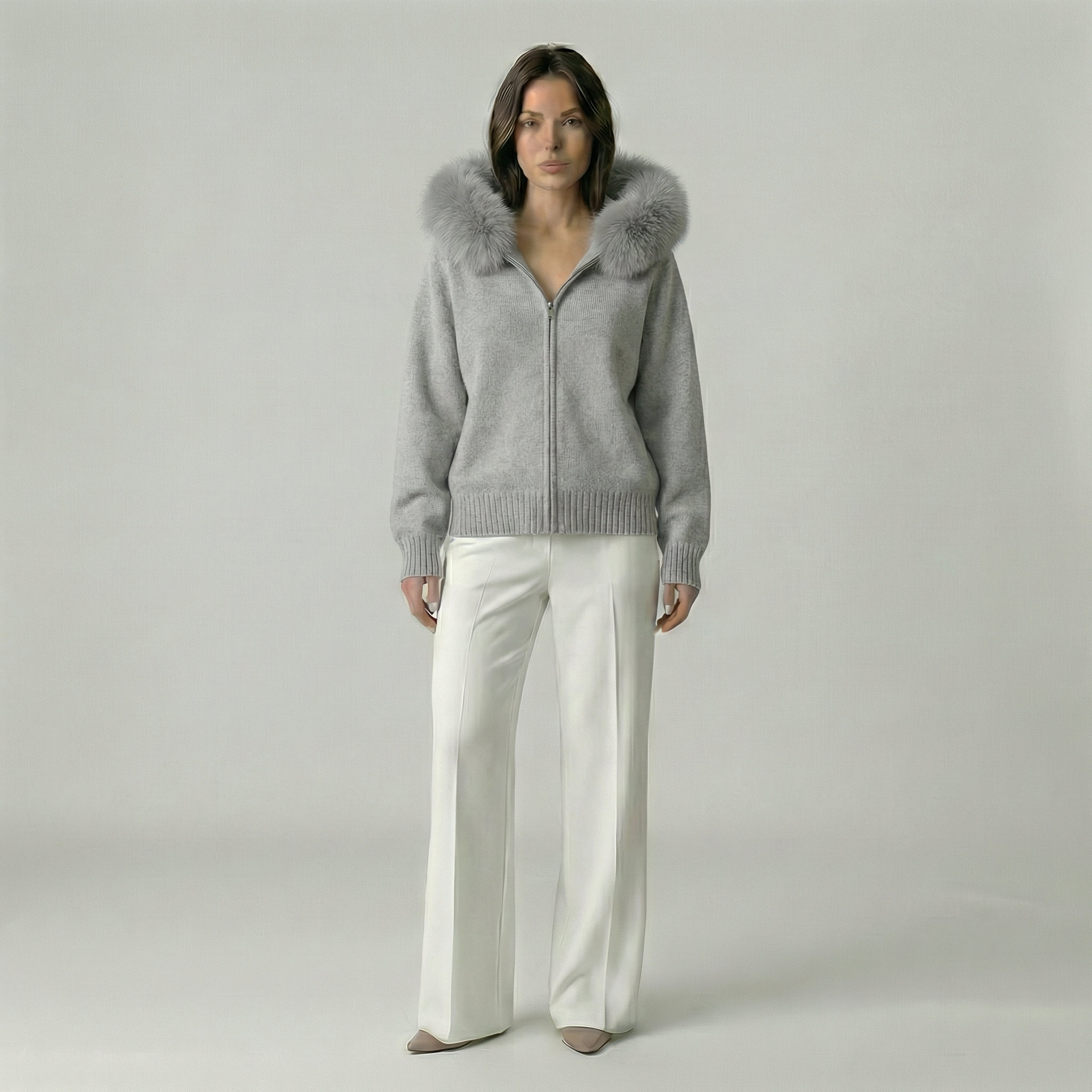 Atelier Luxury Fur Knit Jacket