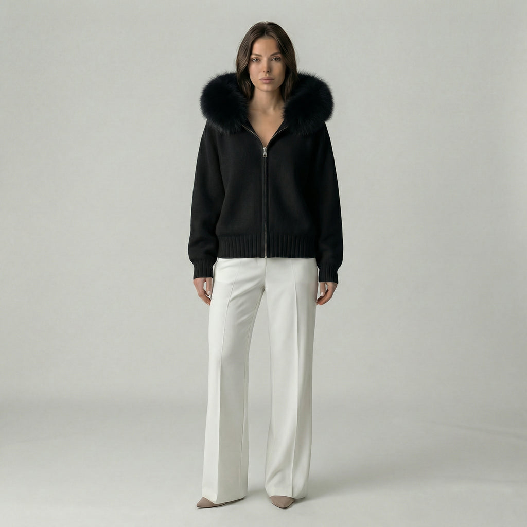 Atelier Luxury Fur Knit Jacket